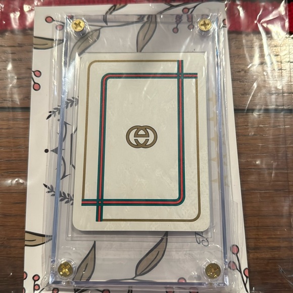 SALE ✨ Collectible Gucci Playing Card 3 of clovers - Picture 1 of 2